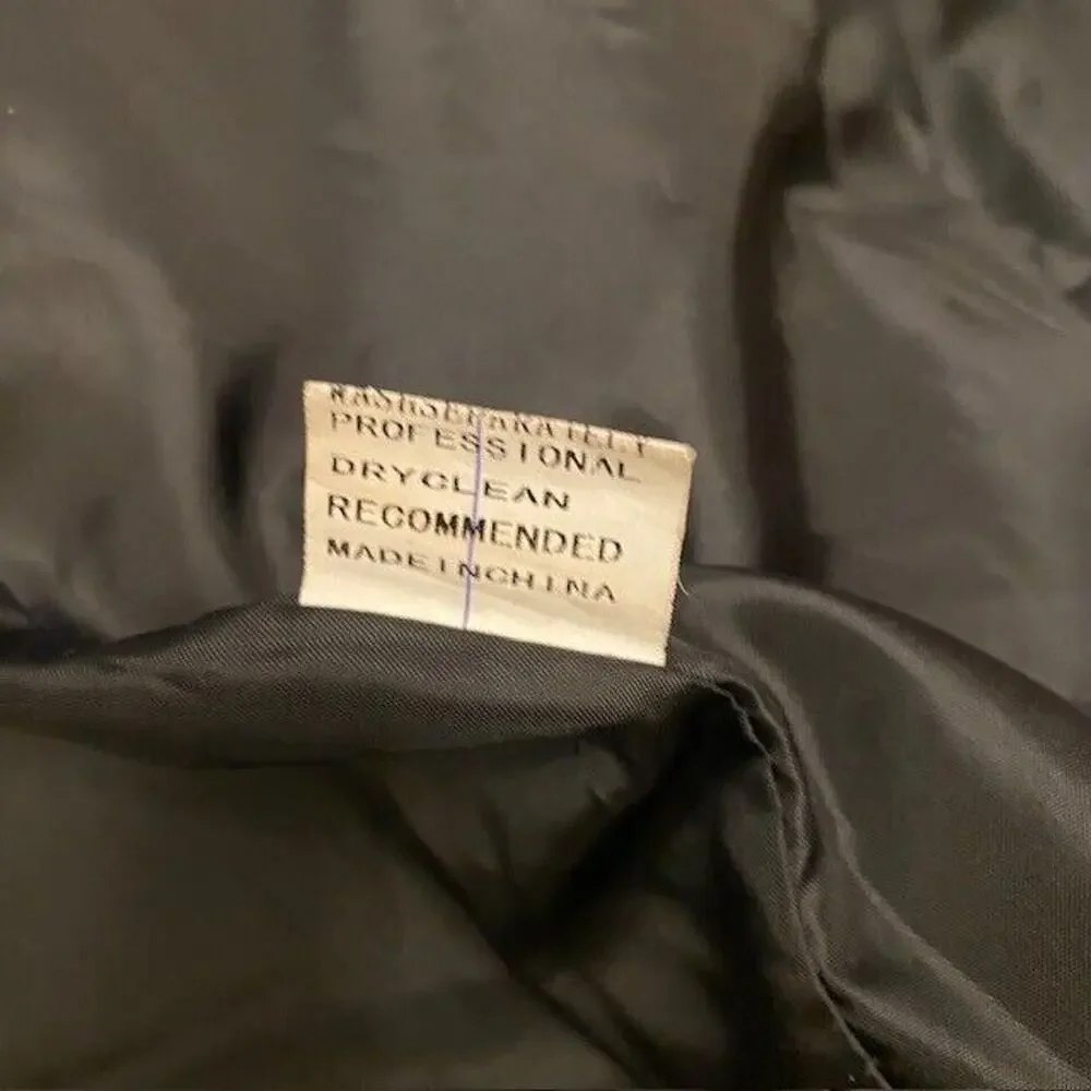 Montero Jeans Men’s Size Medium Black Single Breasted Blazer Jacket - Picture 9 of 9